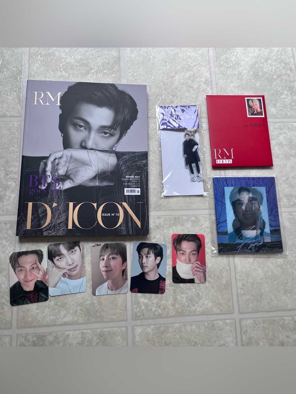 BTS RM D'ICON Magazine Issue 10 Photobook Winter 2021 Dispatch